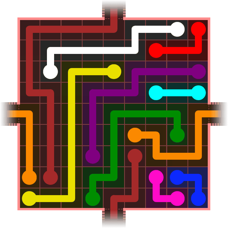 Flow Free Warps 1048 Solution