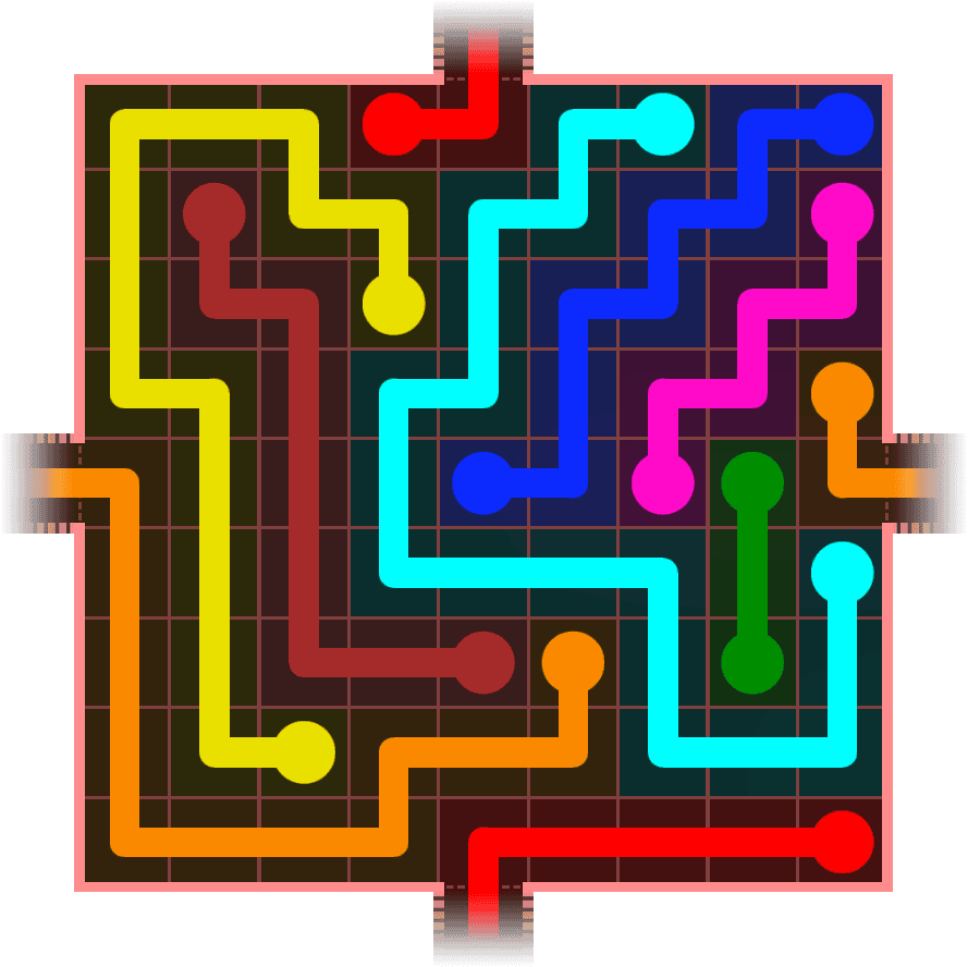 Flow Free Warps 931 Solution