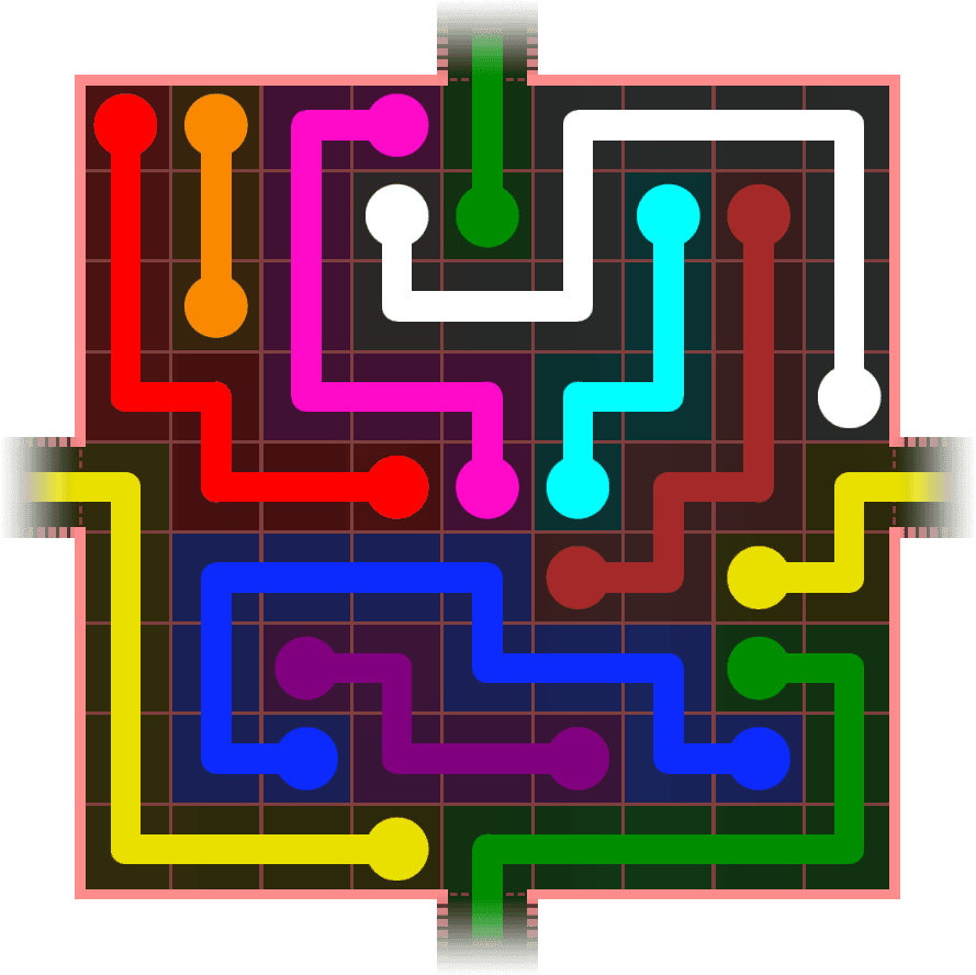 Flow Free Warps 942 Solution