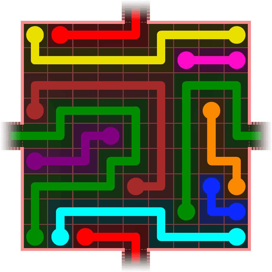 Flow Free Warps 943 Solution