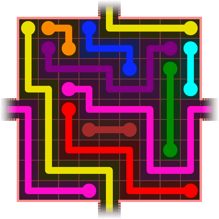 Flow Free Warps 946 Solution