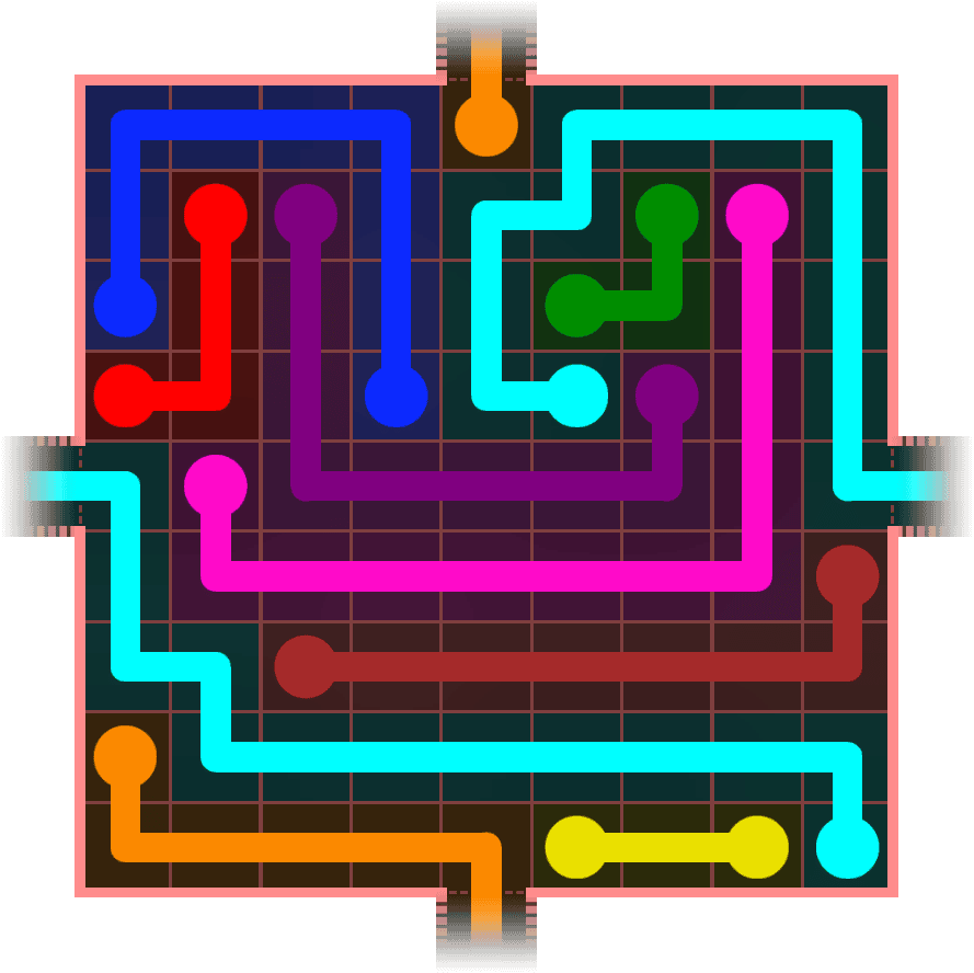 Flow Free Warps 958 Solution