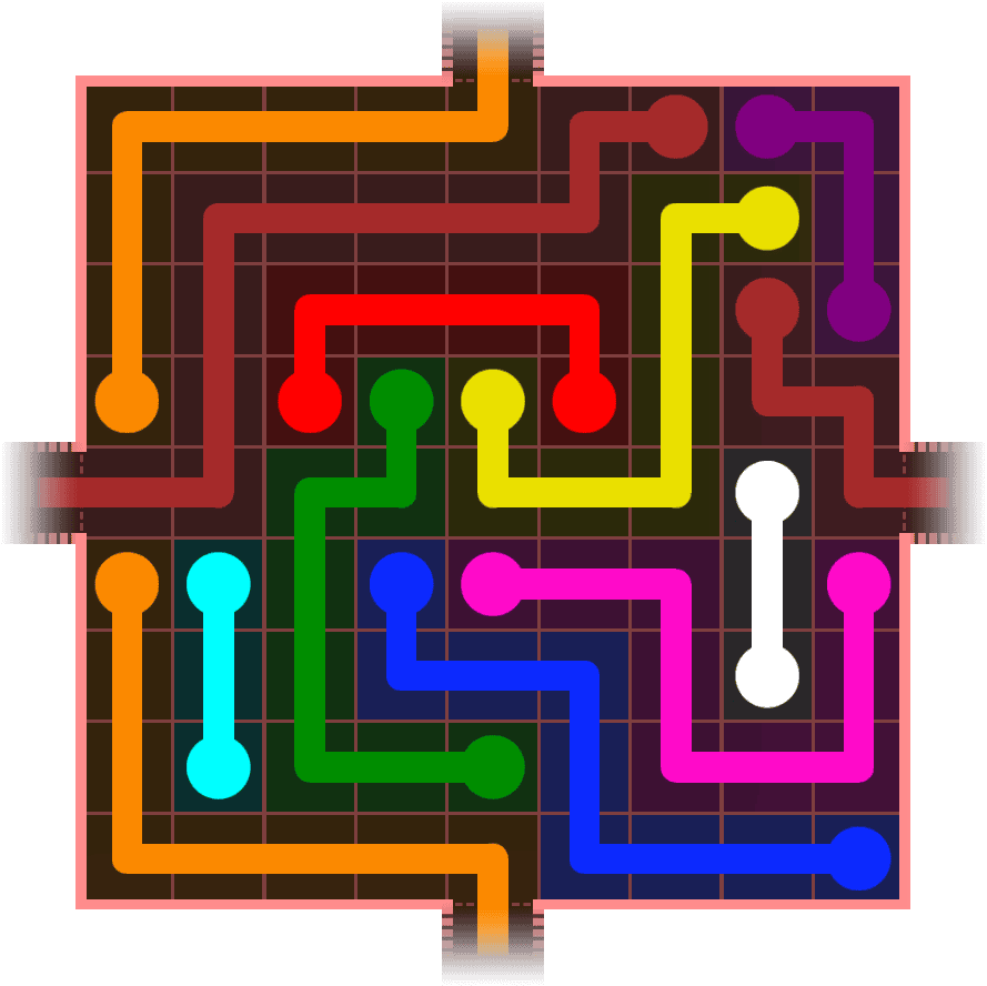 Flow Free Warps 961 Solution