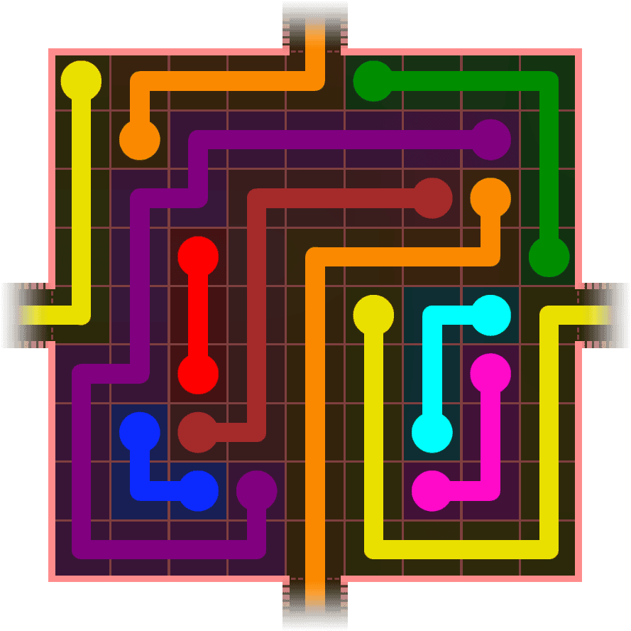 Flow Free Warps 971 Solution