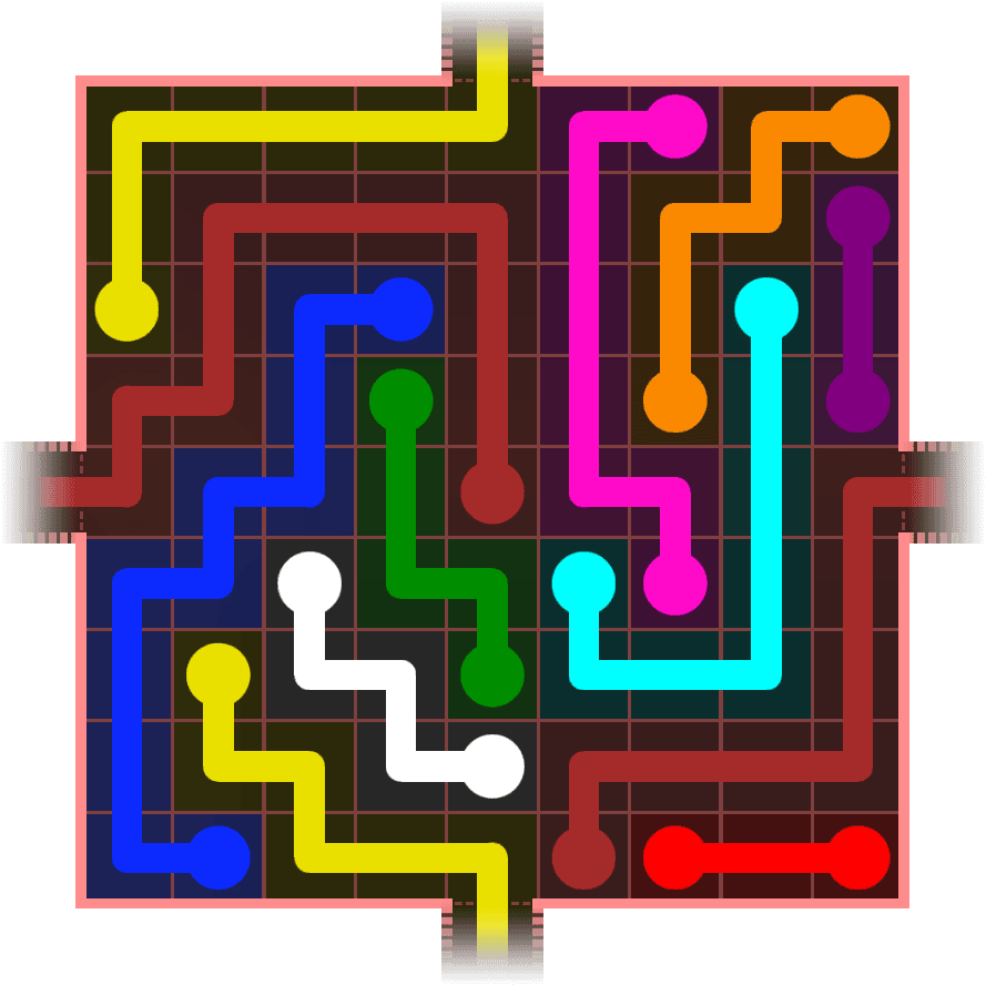 Flow Free Warps 983 Solution