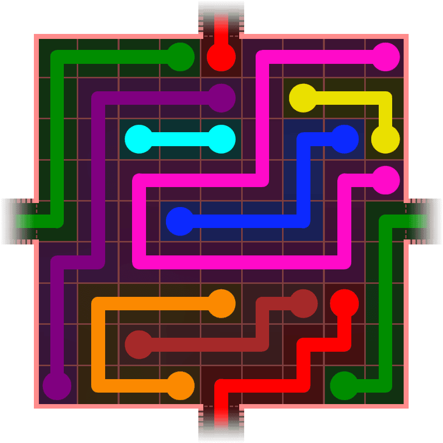 Flow Free Warps 986 Solution