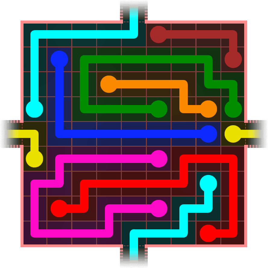 Flow Free Warps 987 Solution