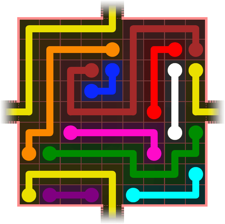 Flow Free Warps 1001 Solution