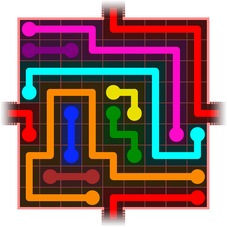 Flow Free Warps 1002 Solution