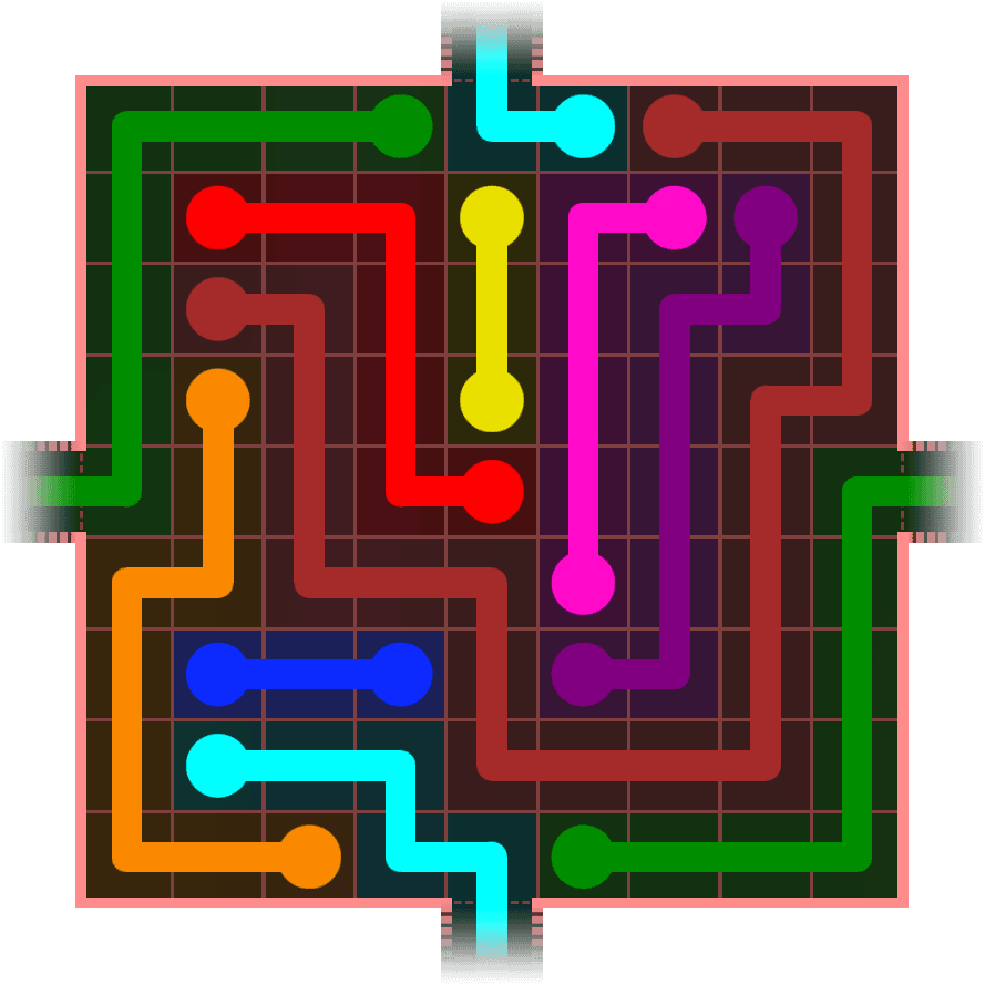 Flow Free Warps 1007 Solution