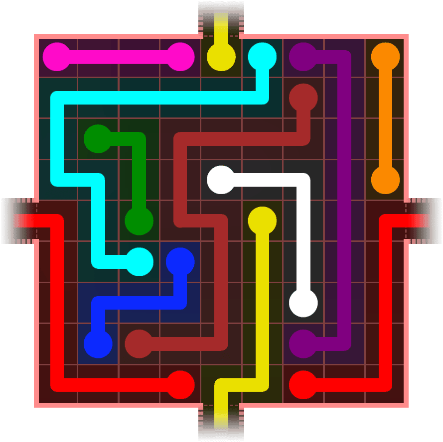 Flow Free Warps 1008 Solution