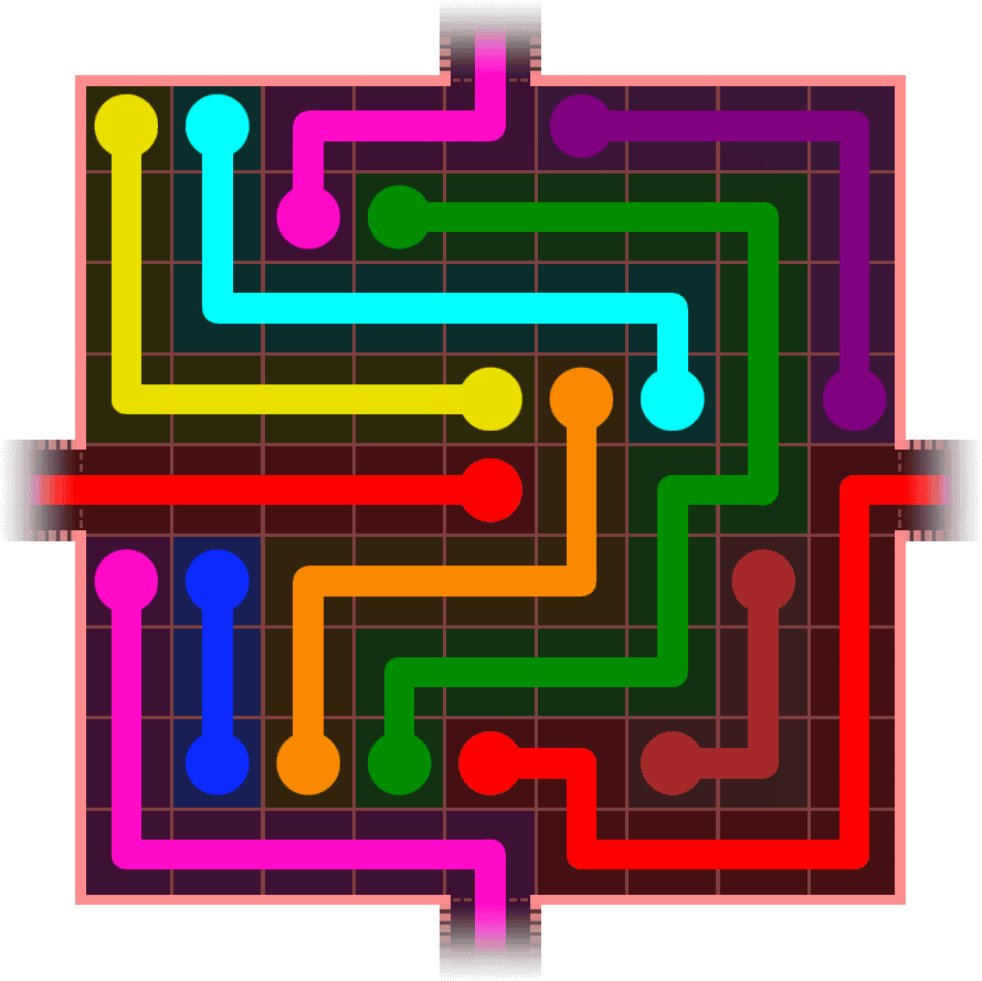 Flow Free Warps 1009 Solution