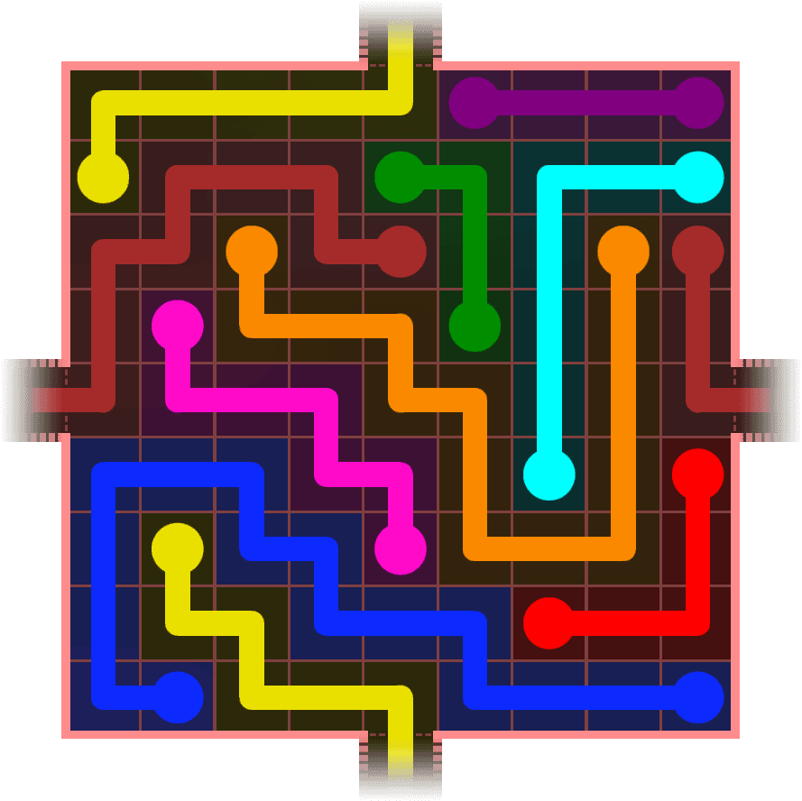 Flow Free Warps 1013 Solution
