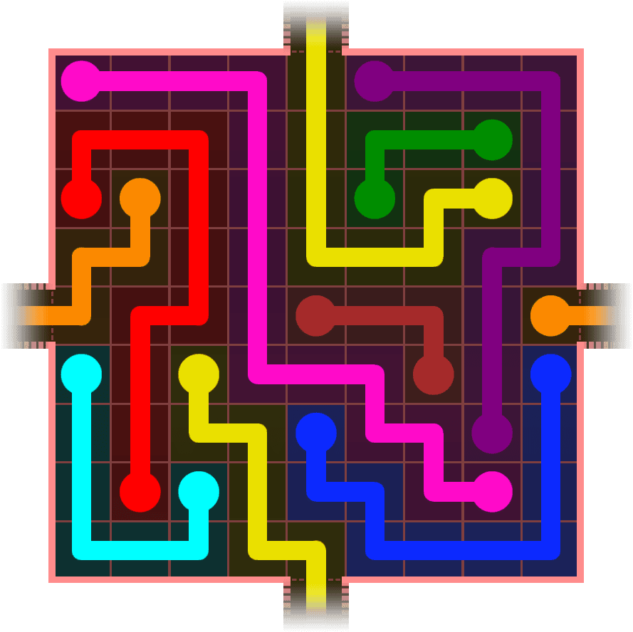 Flow Free Warps 1016 Solution