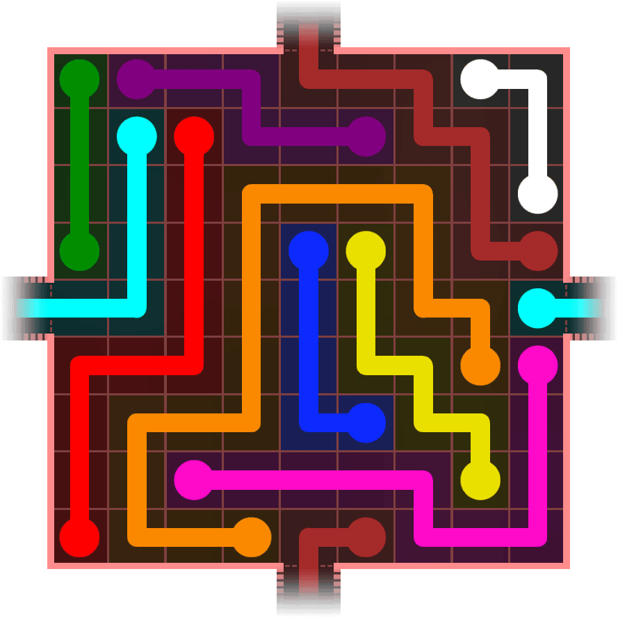 Flow Free Warps 1019 Solution