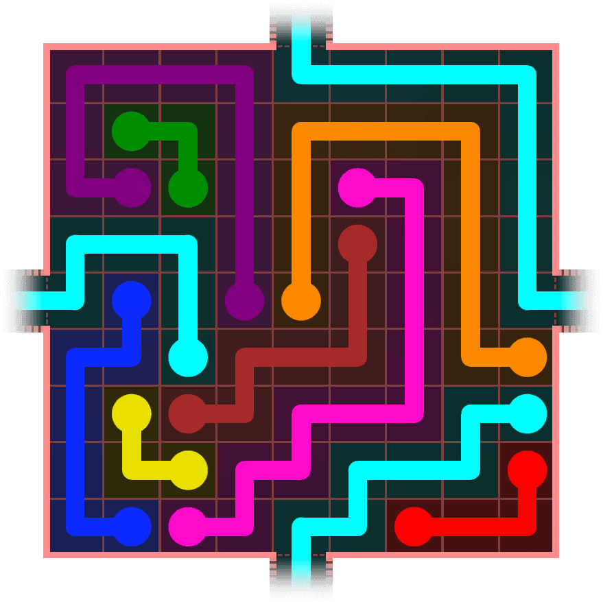 Flow Free Warps 1020 Solution