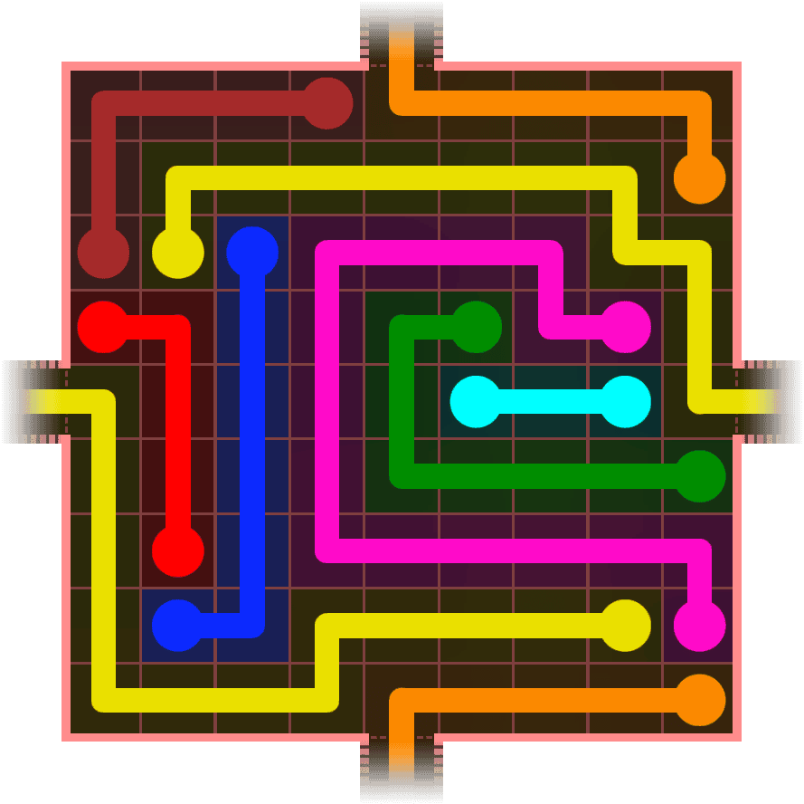 Flow Free Warps 991 Solution