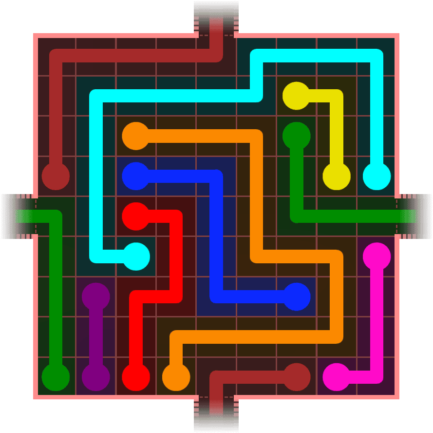 Flow Free Warps 992 Solution