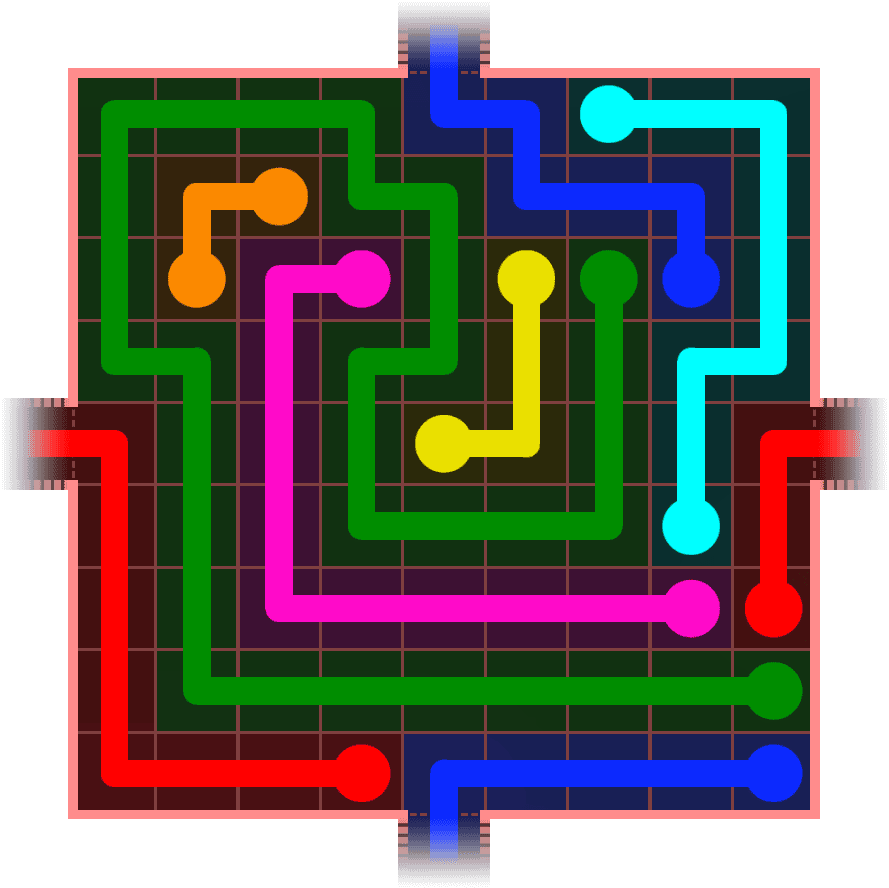 Flow Free Warps 995 Solution
