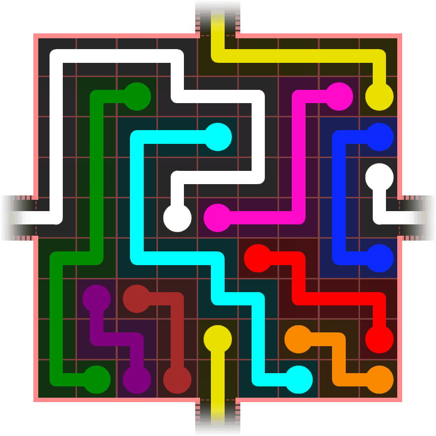 Flow Free Warps 998 Solution