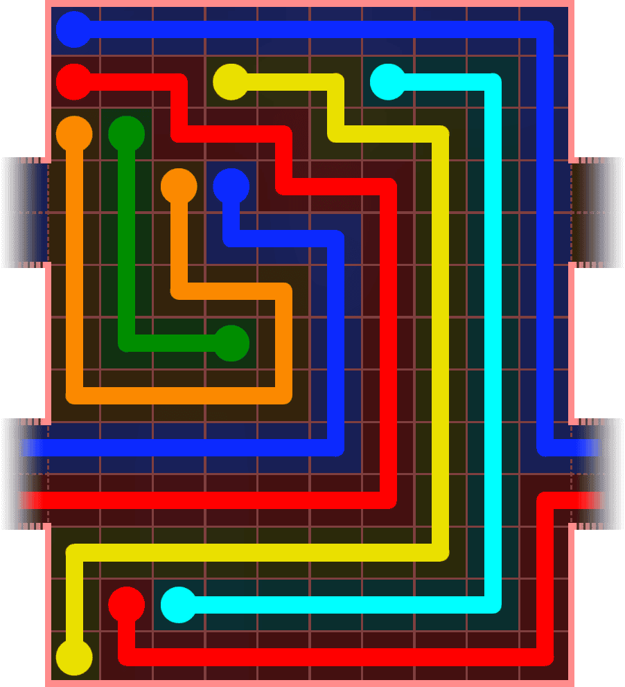 Flow Free Warps 5727 Solution