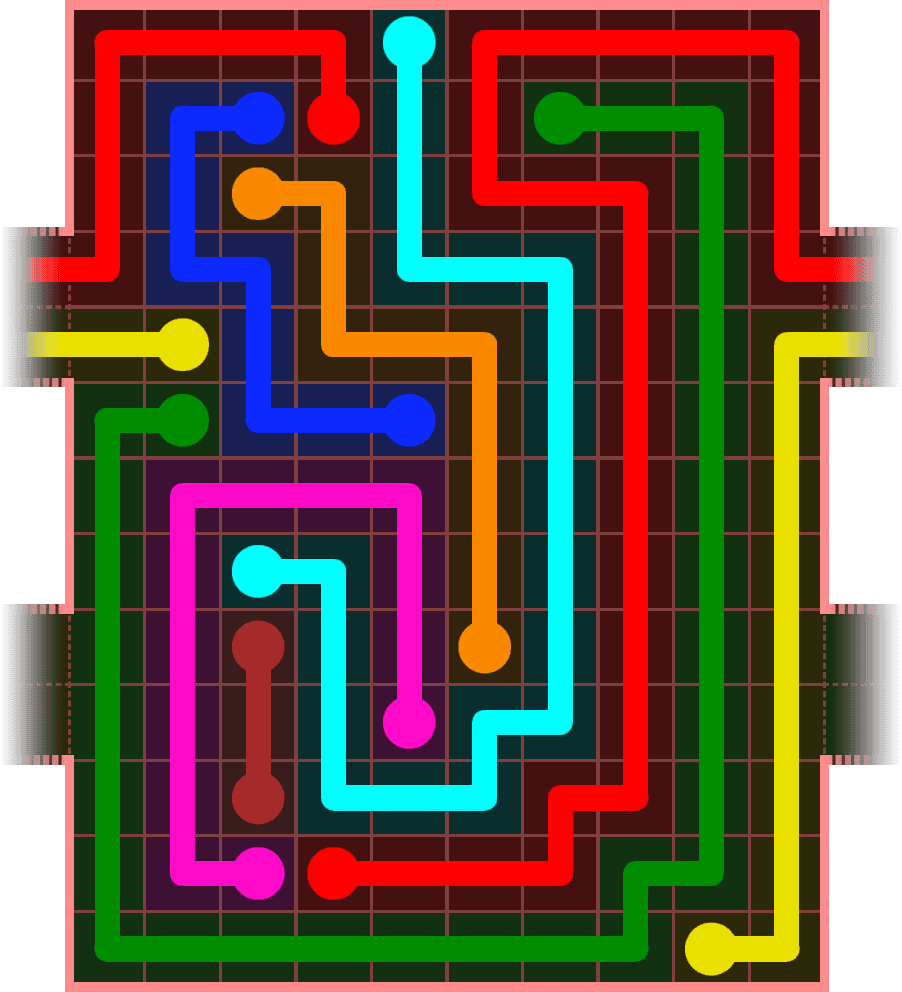 Flow Free Warps 5832 Solution