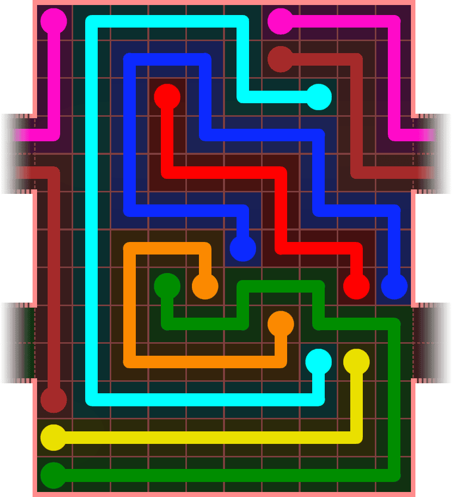 Flow Free Warps 5842 Solution