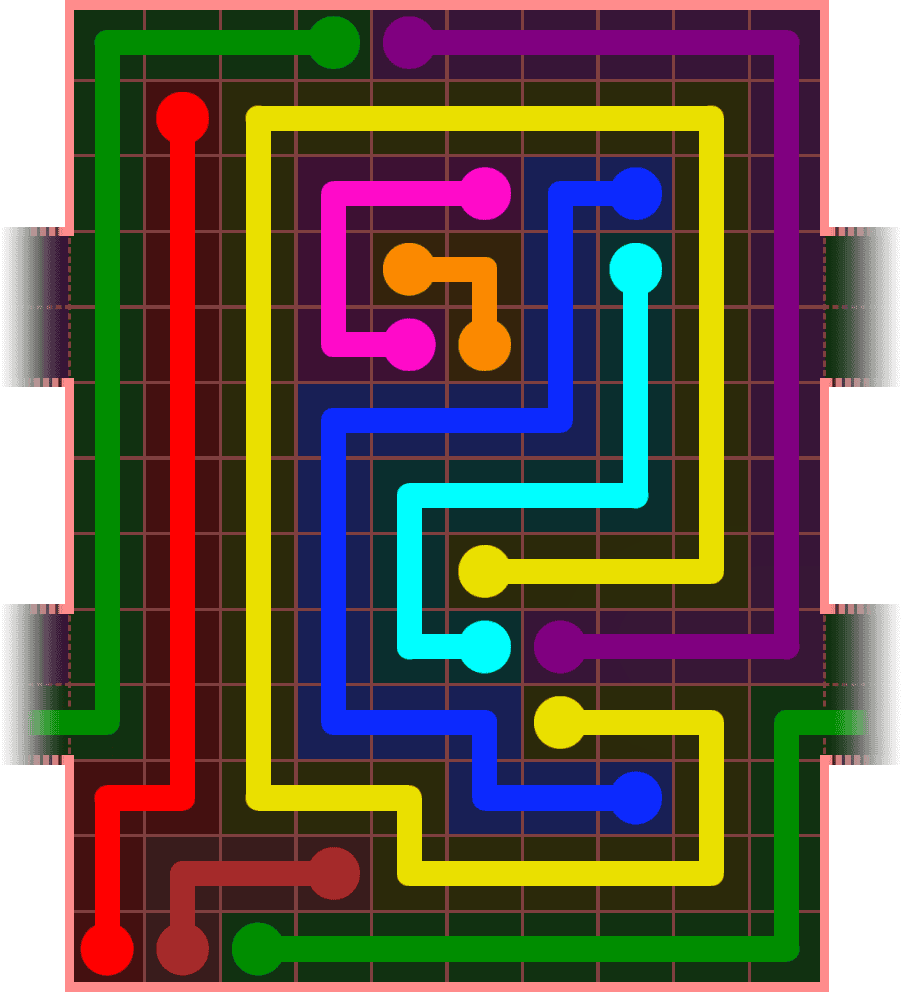 Flow Free Warps 5921 Solution