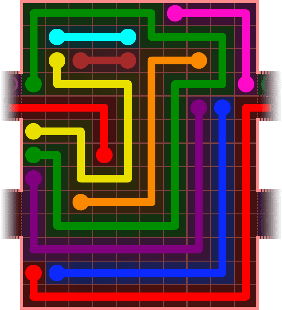 Flow Free Warps 5791 Solution
