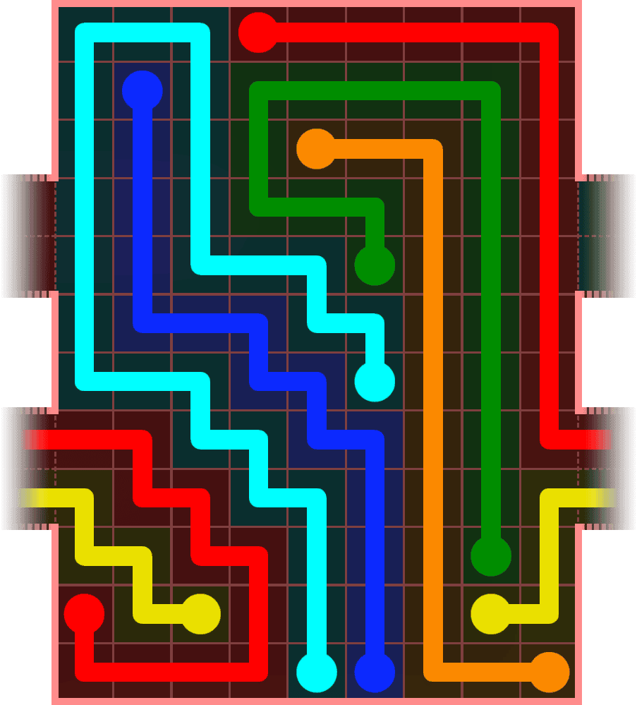 Flow Free Warps 5394 Solution