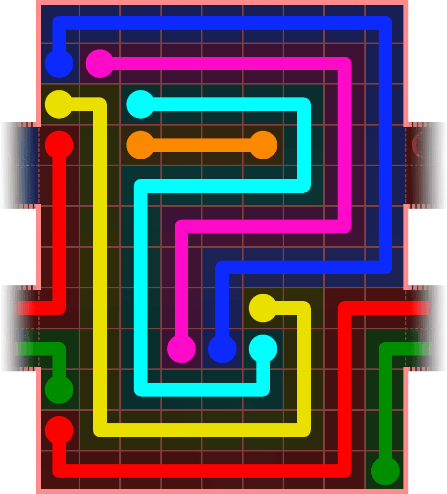 Flow Free Warps 5568 Solution