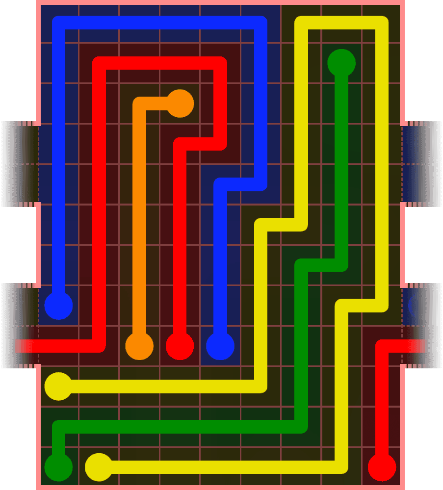 Flow Free Warps 5361 Solution