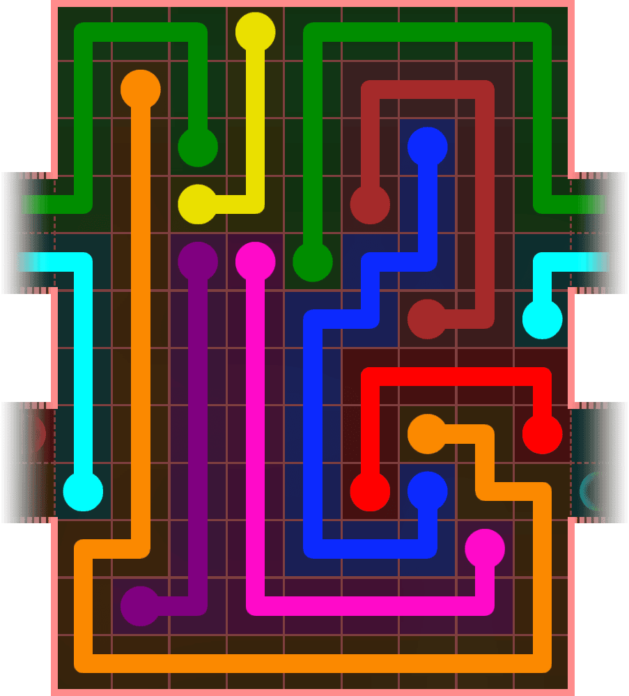Flow Free Warps 5343 Solution