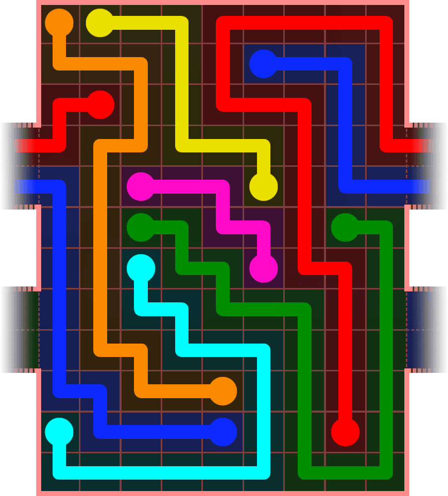 Flow Free Warps 5348 Solution