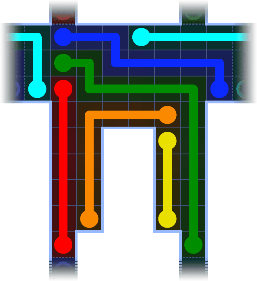 Flow Free Warps 3612 Solution