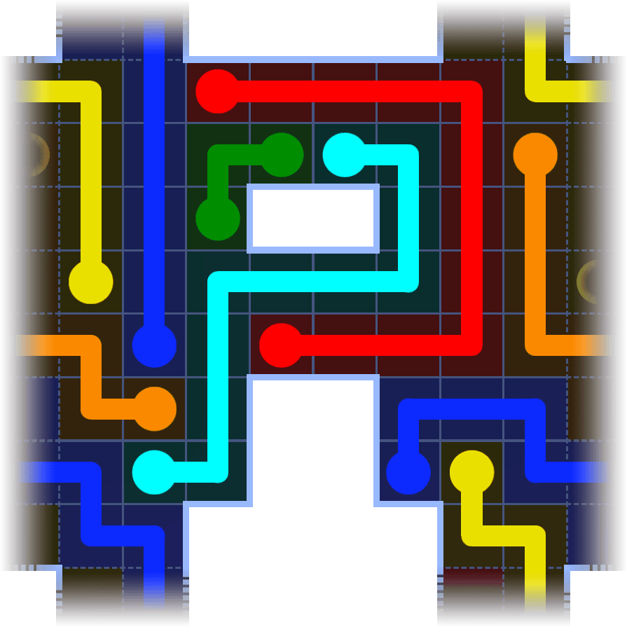 Flow Free Warps 3619 Solution