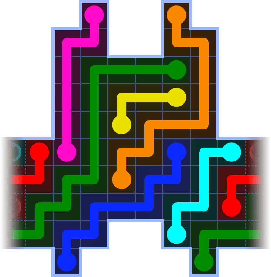 Flow Free Warps 3620 Solution