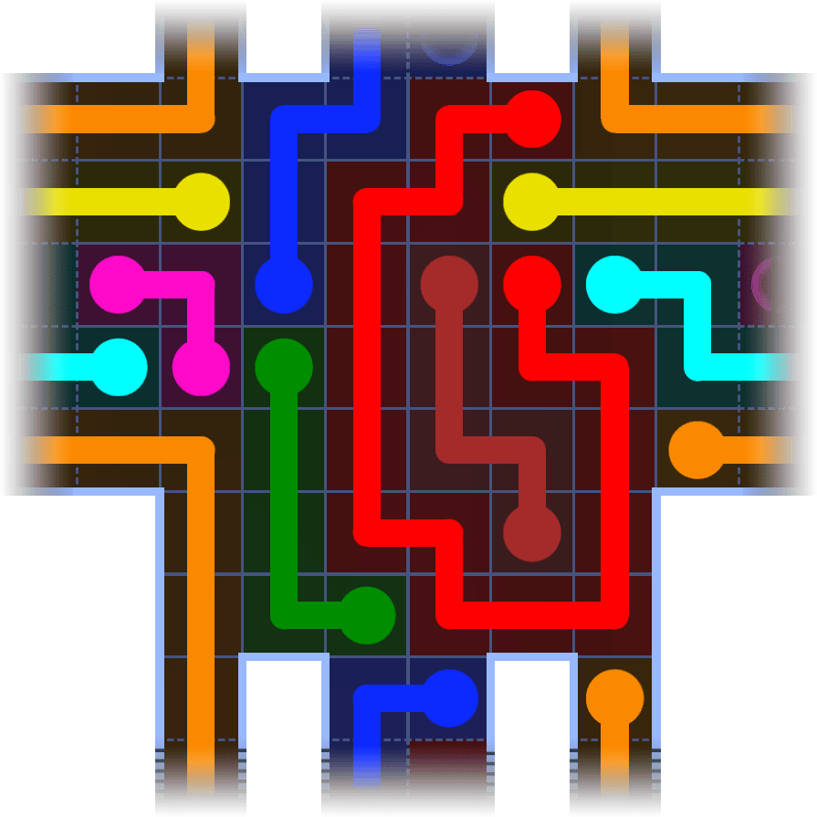 Flow Free Warps 3621 Solution