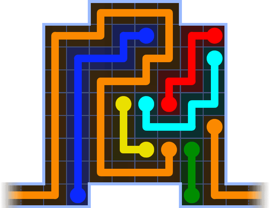 Flow Free Warps 3630 Solution