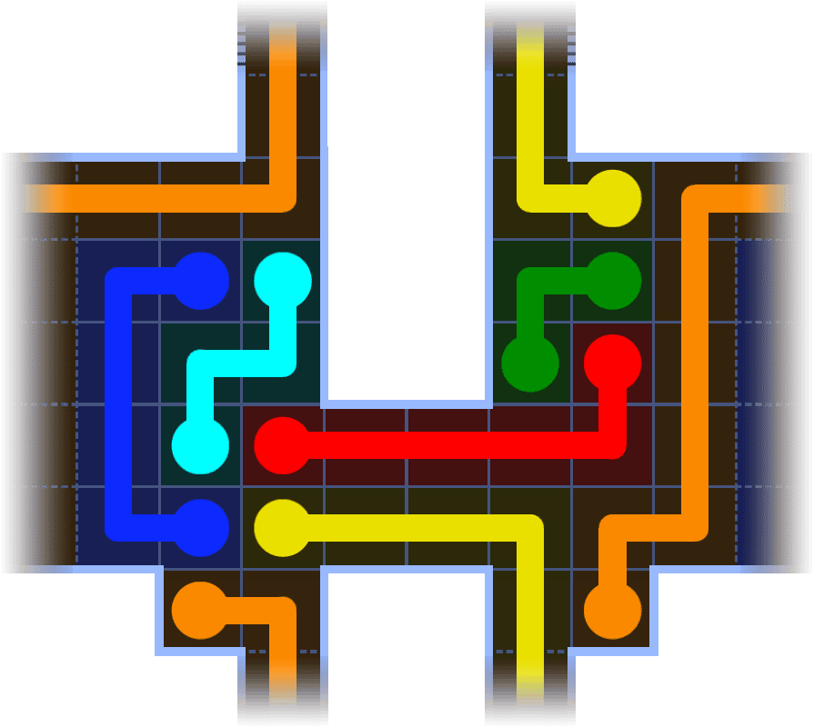 Flow Free Warps 3605 Solution