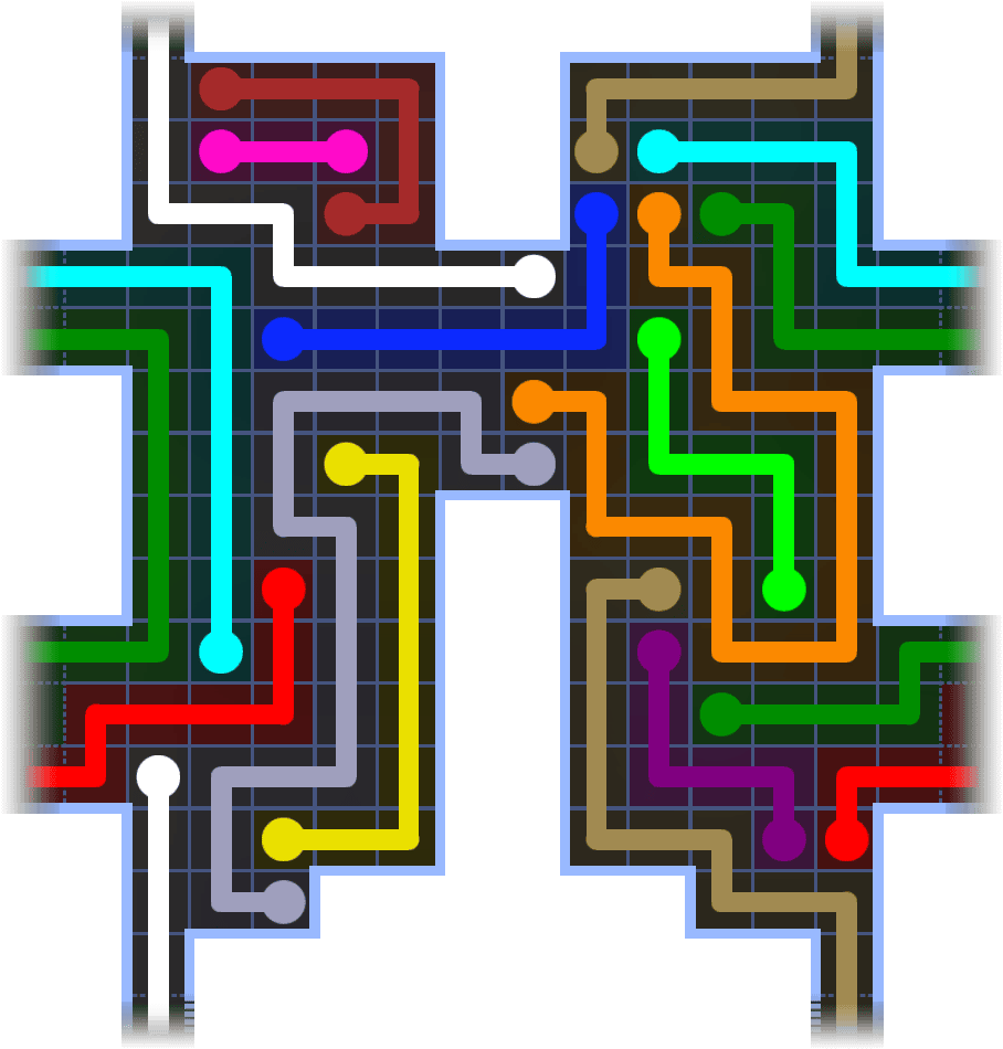Flow Free Warps 3721 Solution