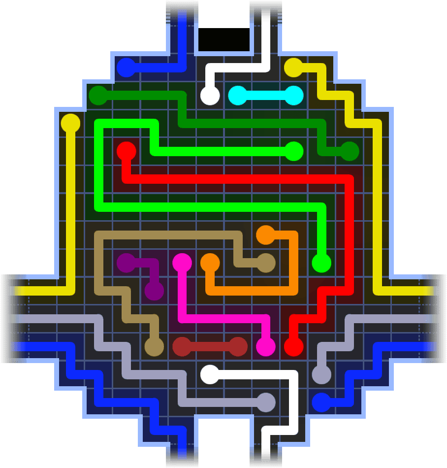 Flow Free Warps 3724 Solution
