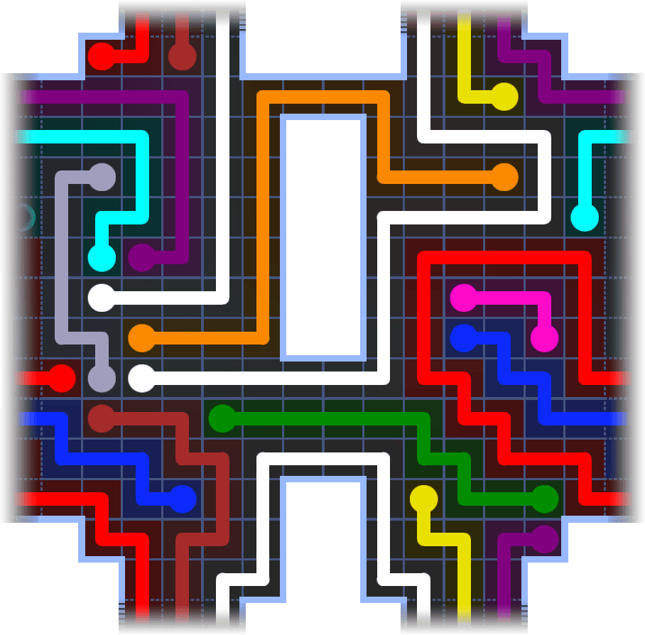 Flow Free Warps 3730 Solution