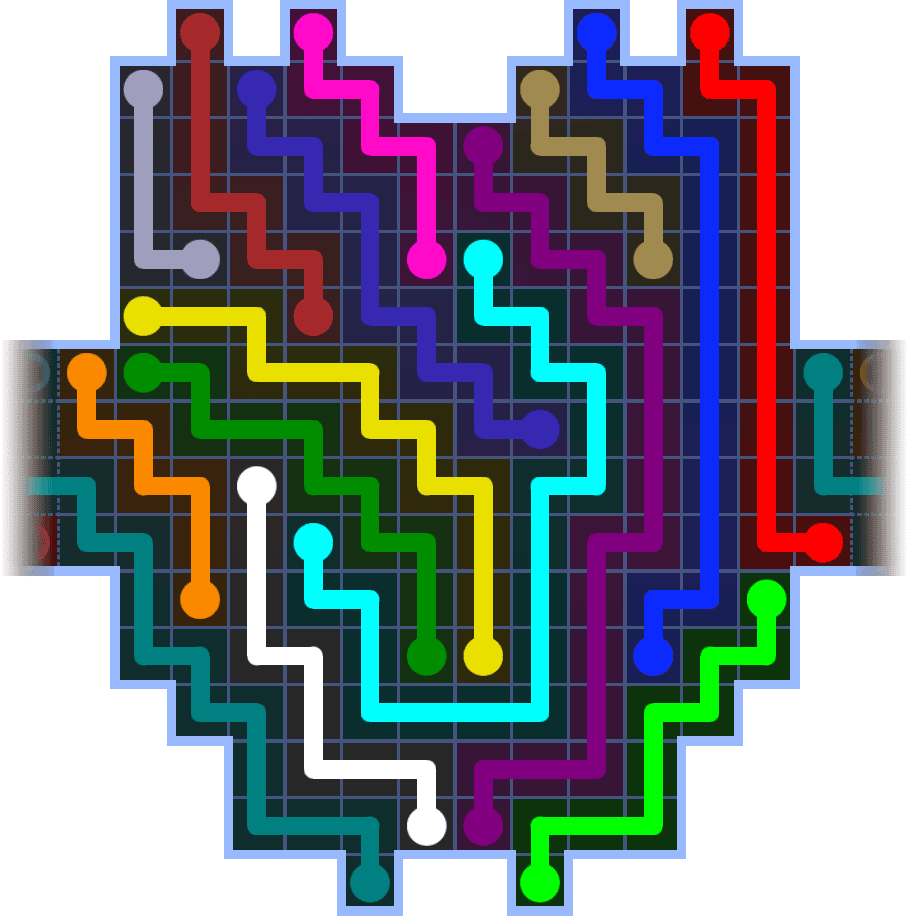 Flow Free Warps 3735 Solution
