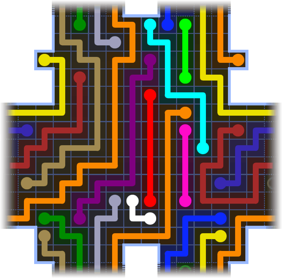 Flow Free Warps 3737 Solution