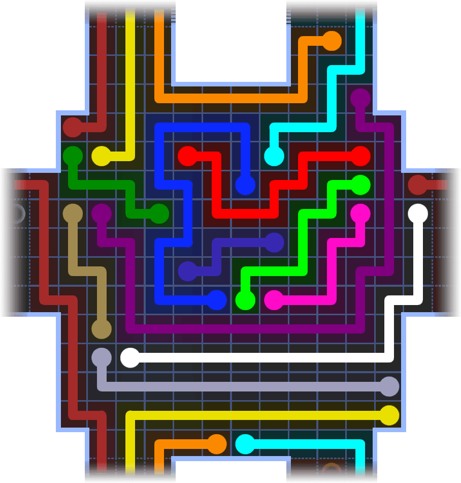 Flow Free Warps 3738 Solution