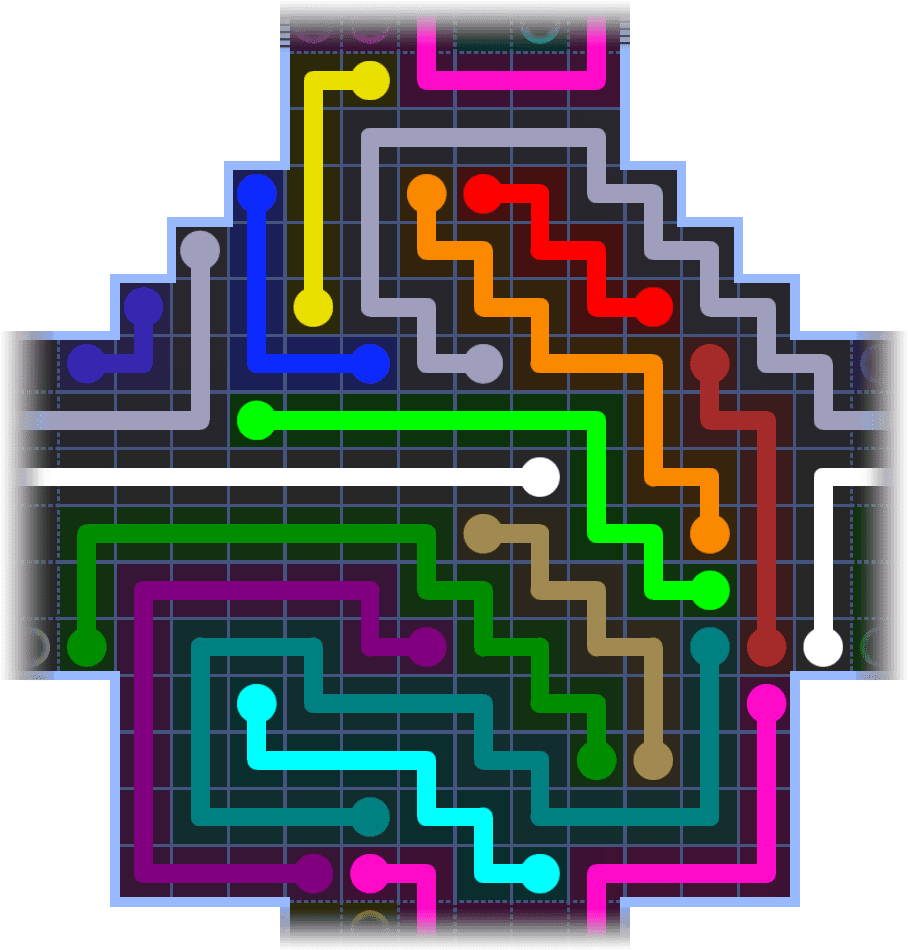 Flow Free Warps 3739 Solution