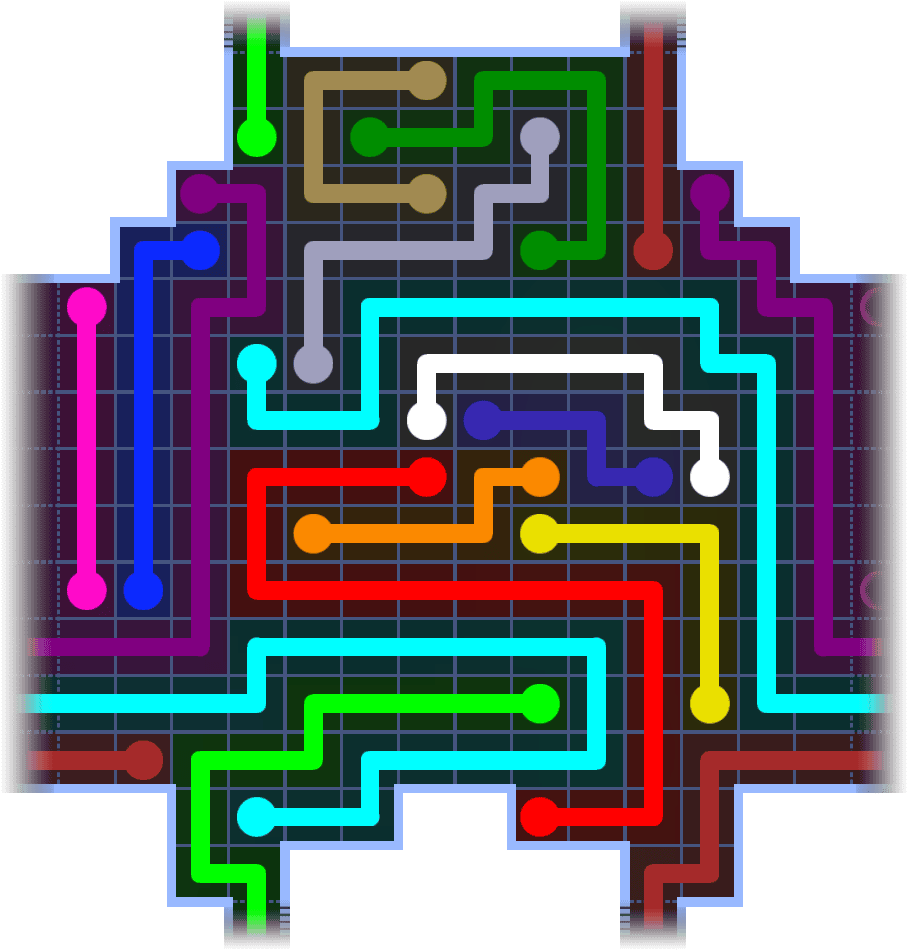 Flow Free Warps 3740 Solution