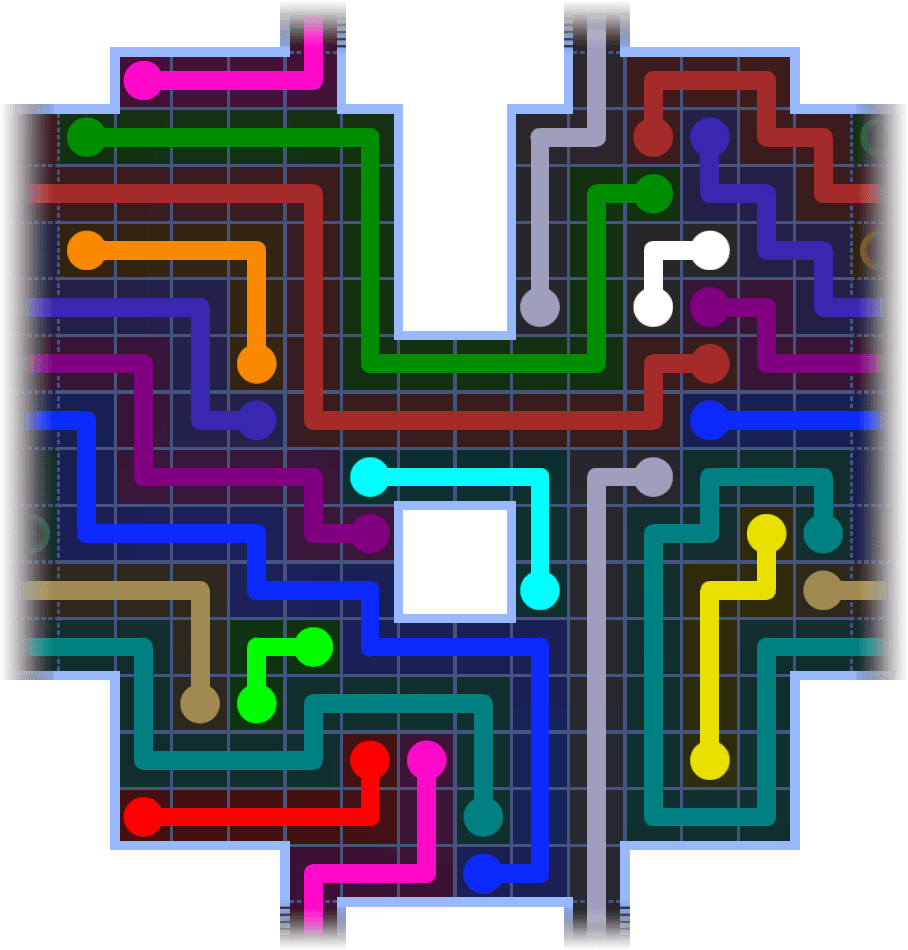 Flow Free Warps 3743 Solution