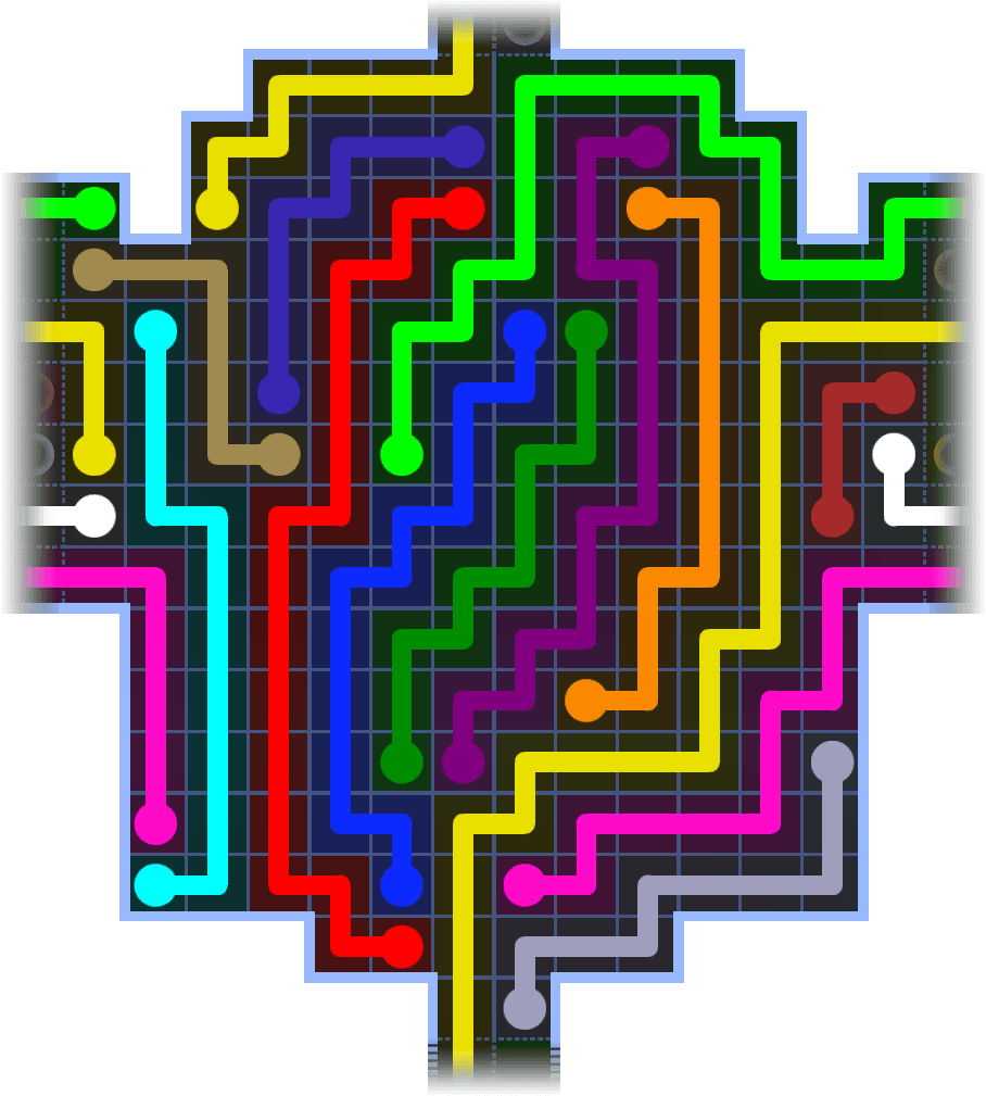 Flow Free Warps 3747 Solution